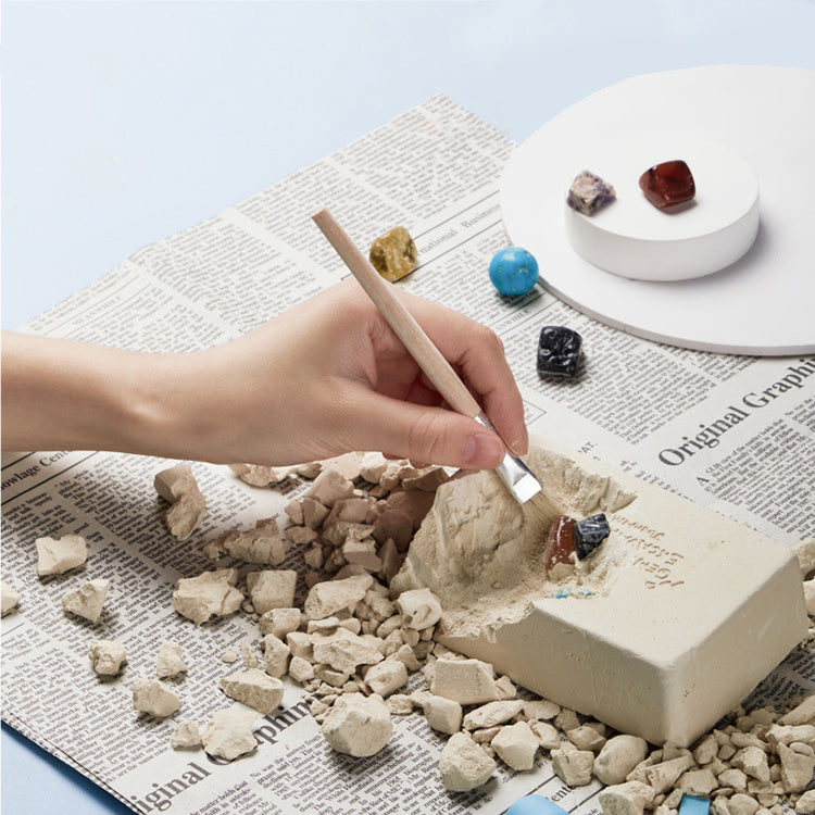 MANUALIDADES JARMELO ·KIT EXCAVACIÓN DE MINERALES GEOLOGICAL GEMSTONE·