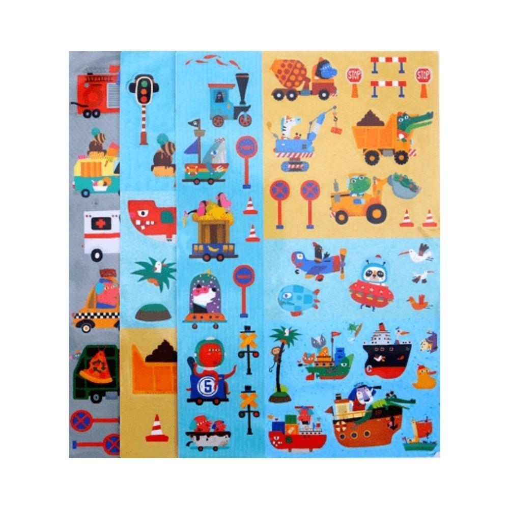 MANUALIDADES JARMELO ·LIBRO DE PEGATINAS REUTILIZABLES ON THE GO·