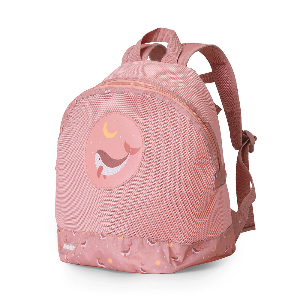 MOCHILA INFANTIL PLAYA ANTIARENA TUTETE  ·WHALE PINK·