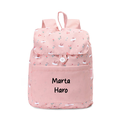 MOCHILA INFANTIL PEQUEÑA TELA TUTETE ·BLOSSOM BIRDS·