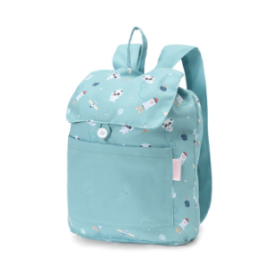 MOCHILA INFANTIL PEQUEÑA TELA TUTETE ·PANDAS IN SPACE·