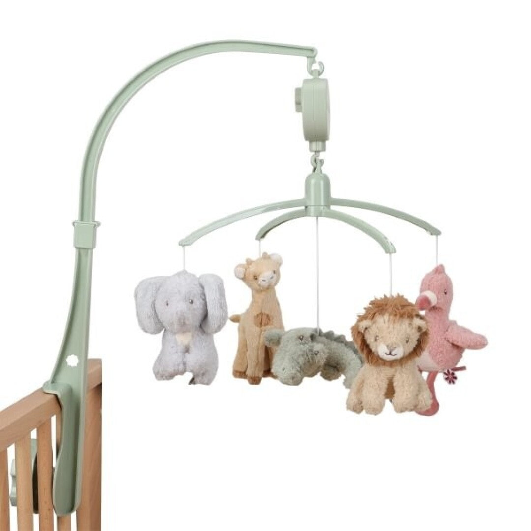 MÓVIL MUSICAL DE TELA LITTLE DUTCH ·SAFARI FRIENDS·