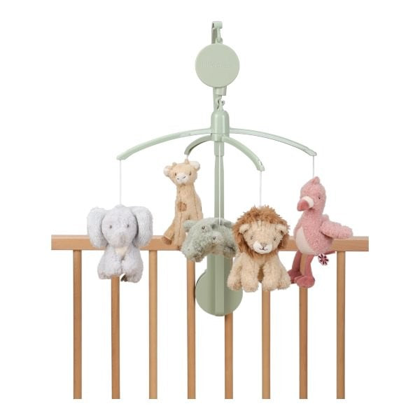 MÓVIL MUSICAL DE TELA LITTLE DUTCH ·SAFARI FRIENDS·