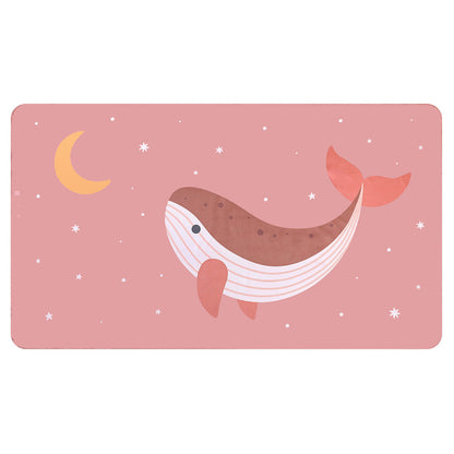 TOALLA PLAYA MICROFIBRA TUTETE ·WHALE PINK·