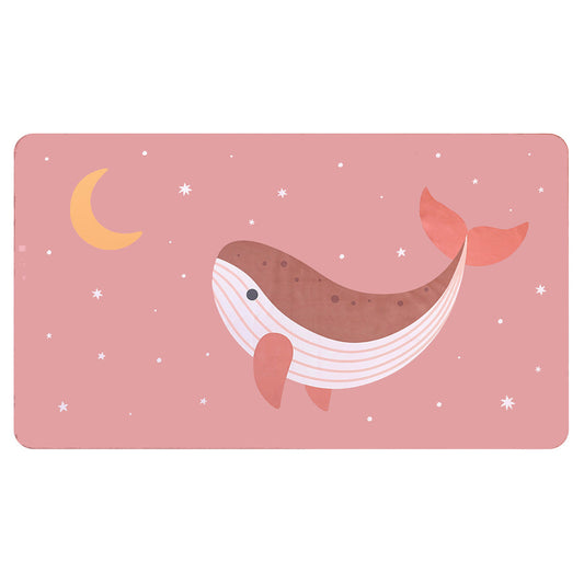TOALLA PLAYA MICROFIBRA TUTETE ·WHALE PINK·