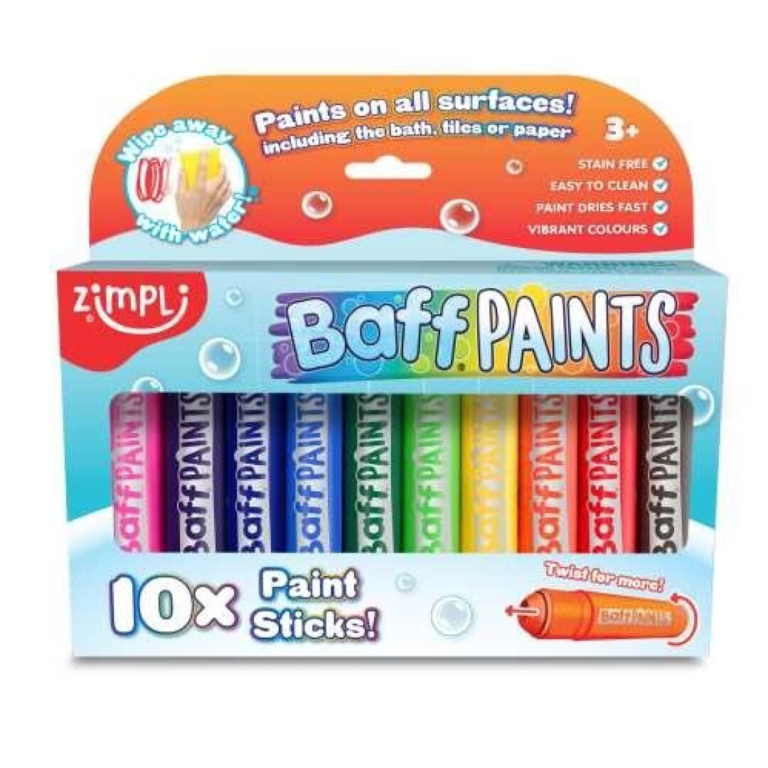 JUGUETE DE BAÑO ZIMPLIKIDS ·PINTURAS BAFF·