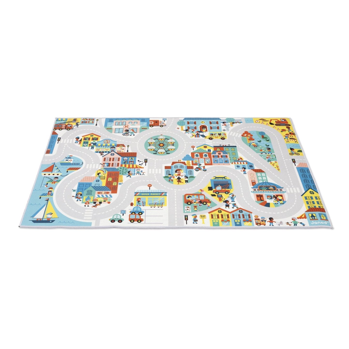 ALFOMBRA DE JUEGOS CROSS ROADS ·CIUDAD· - Happy Moments Baby