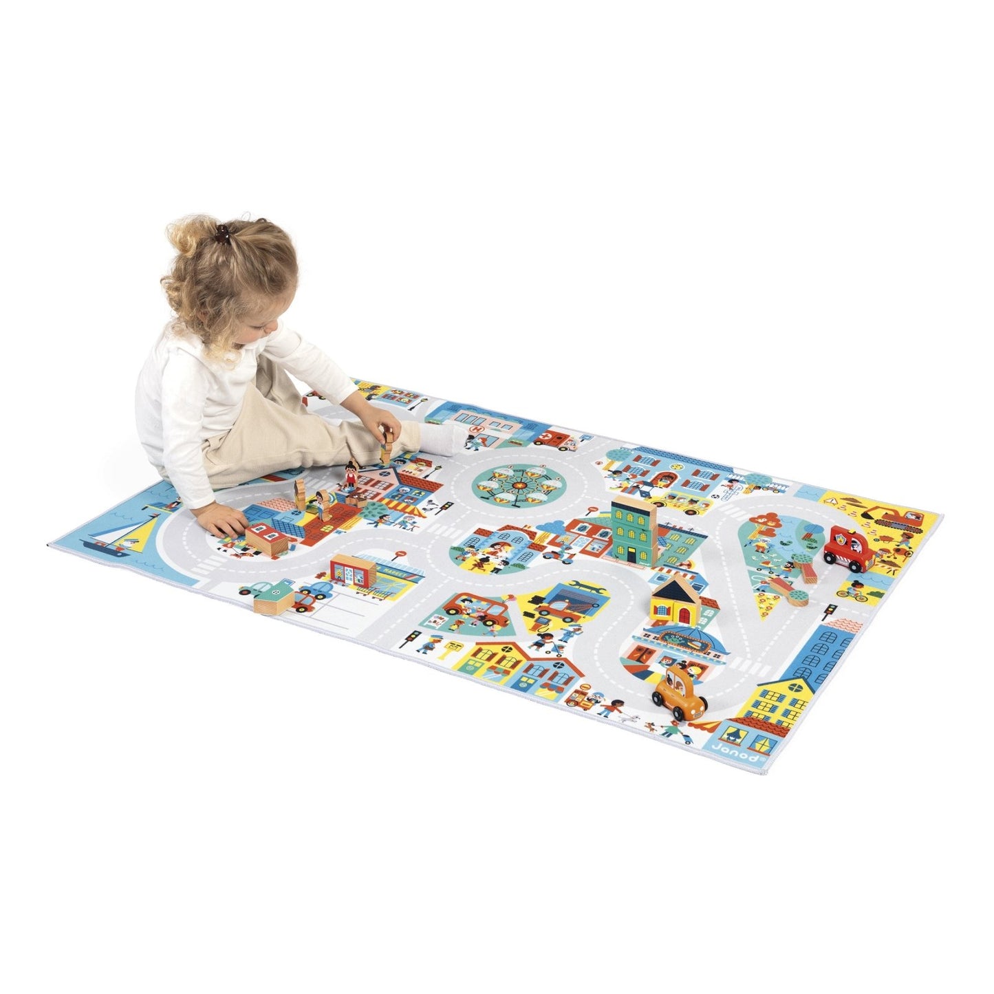 ALFOMBRA DE JUEGOS CROSS ROADS ·CIUDAD· - Happy Moments Baby