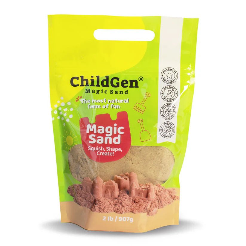 ARENA KINÉTICA CHILDGEN ·BOLSA DE 500G COLOR NATURAL· - Happy Moments Baby