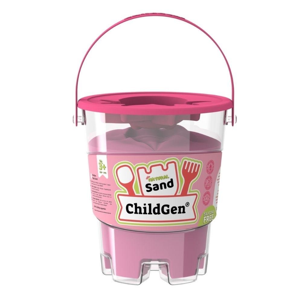 ARENA KINÉTICA CHILDGEN ·BOTE DE 500G COLOR ROSA· - Happy Moments Baby