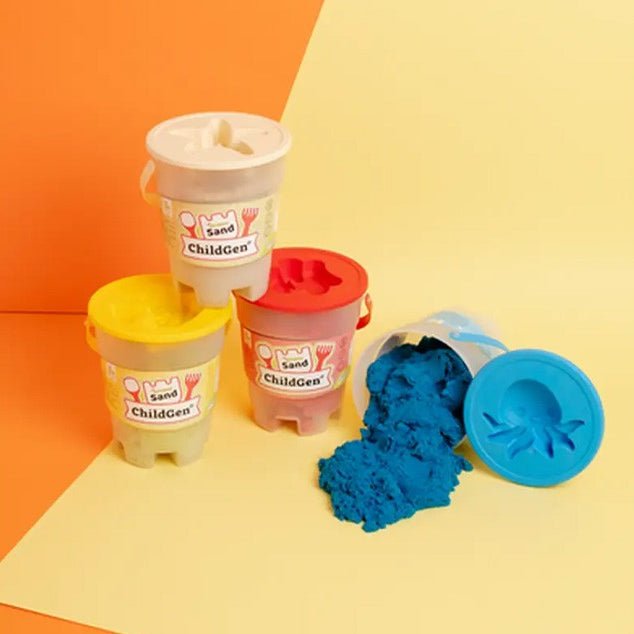 ARENA KINÉTICA CHILDGEN ·BOTE DE 500G COLOR VERDE· - Happy Moments Baby
