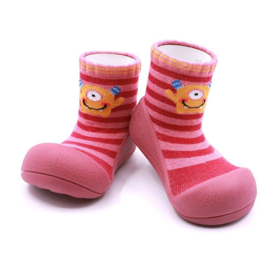 ATTIPAS CALZADO BEBÉ ·MONSTER PINK· - Happy Moments Baby