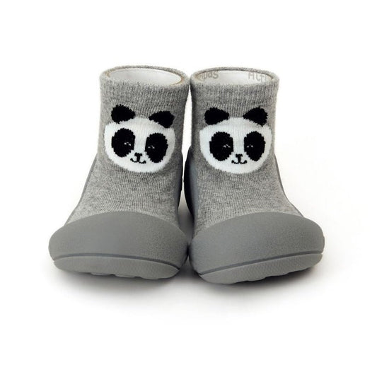 ATTIPAS CALZADO BEBÉ ·PANDA GREY· - Happy Moments Baby