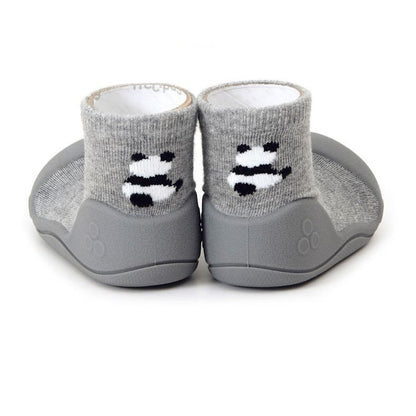 ATTIPAS CALZADO BEBÉ ·PANDA GREY· - Happy Moments Baby