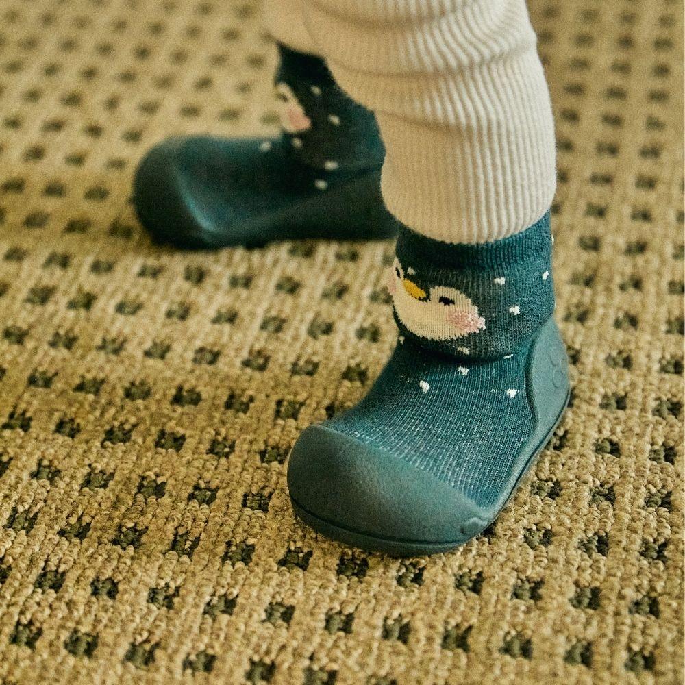 ATTIPAS CALZADO BEBÉ ·PENGUIN NAVY· - Happy Moments Baby