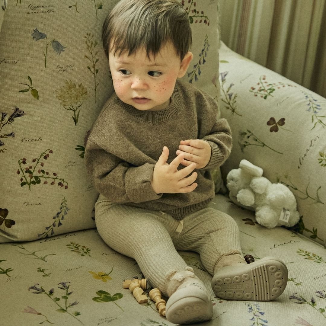 ATTIPAS CALZADO BEBÉ ·RABBIT BEIGE· - Happy Moments Baby