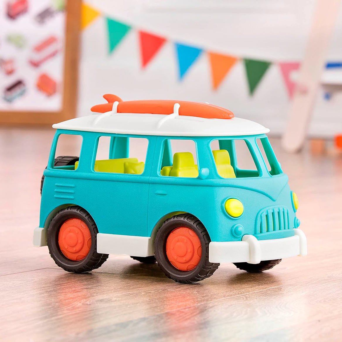 AUTOCARAVANA - FURGO SURF JUGUETE BTOYS - Happy Moments Baby