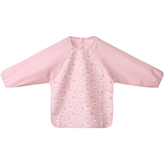 BABERO CON MANGAS TUTETE ·BLOSSOM BIRDS· - Happy Moments Baby