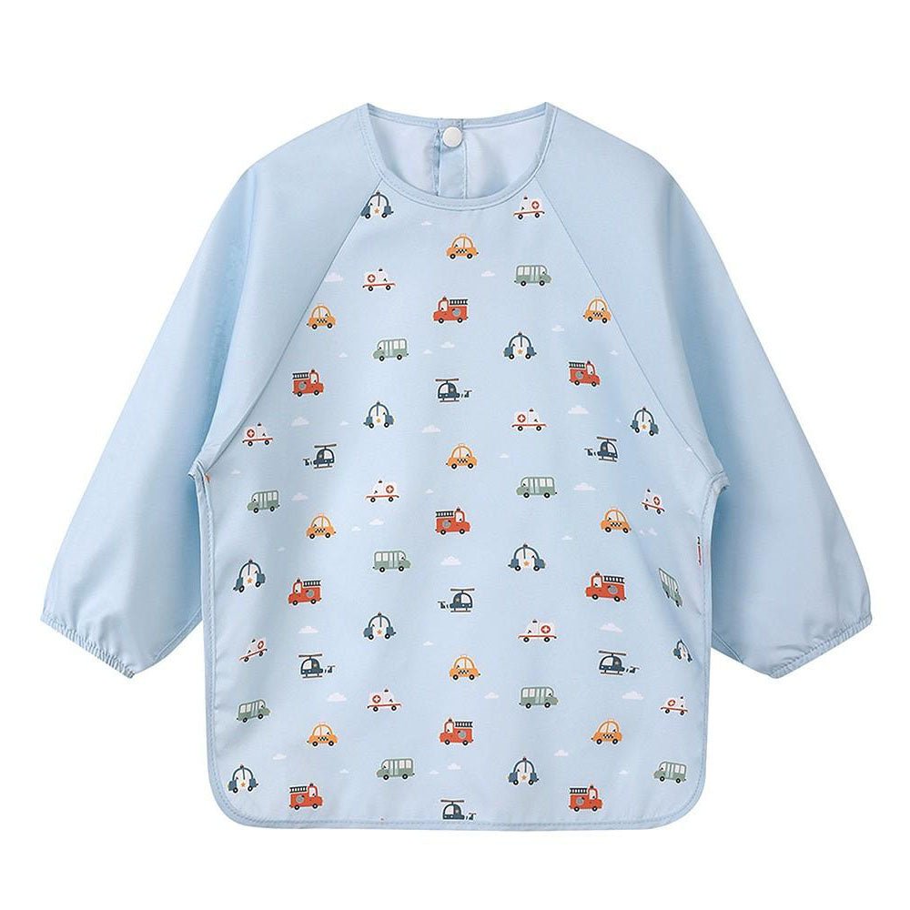 BABERO CON MANGAS TUTETE ·CITY CARS· - Happy Moments Baby
