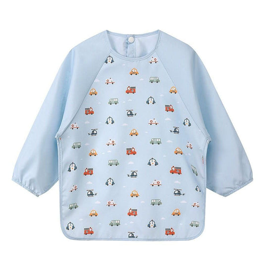 BABERO CON MANGAS TUTETE ·CITY CARS· - Happy Moments Baby