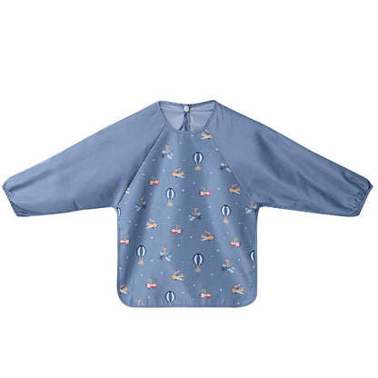 BABERO CON MANGAS TUTETE ·PLANES· - Happy Moments Baby