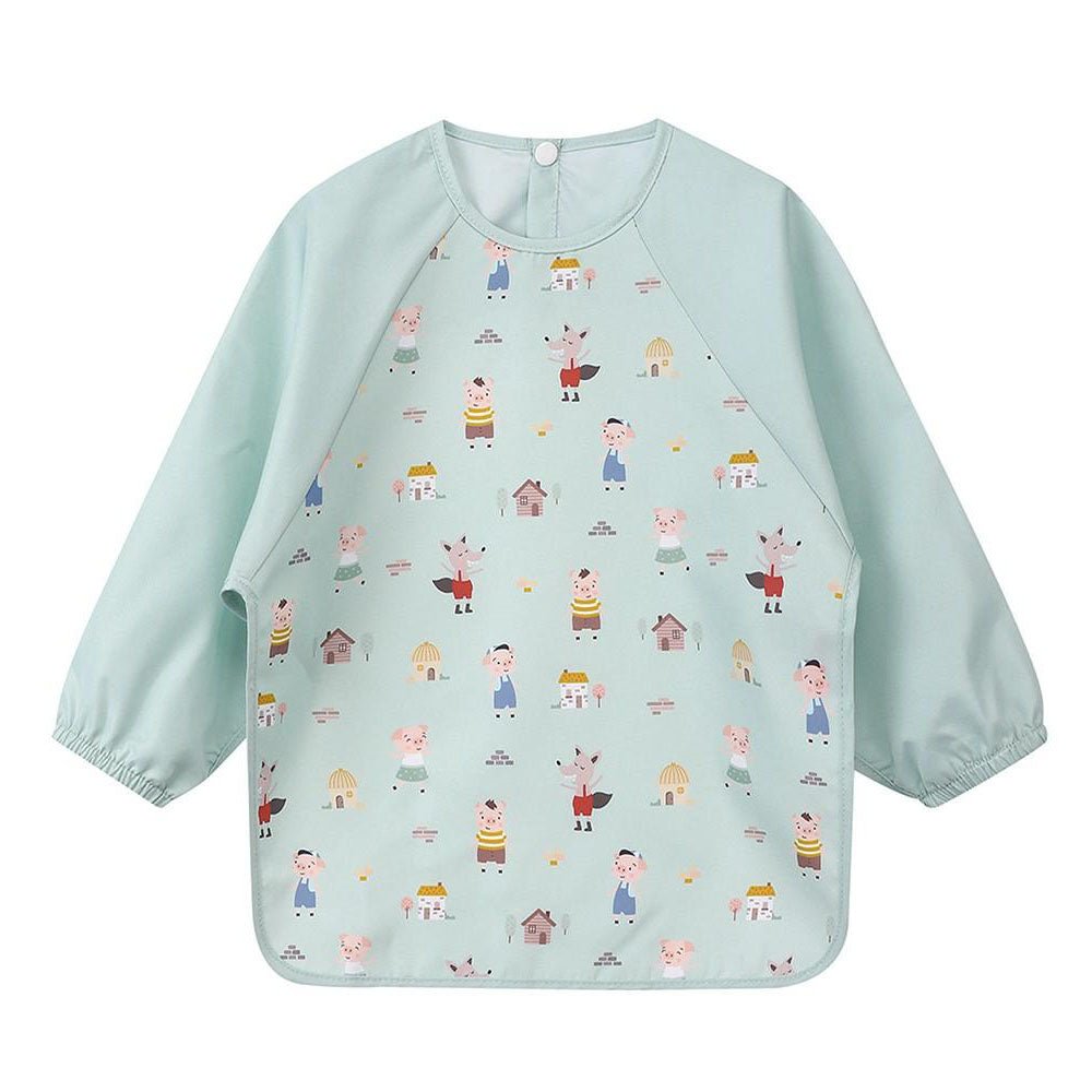 BABERO CON MANGAS TUTETE ·THREE LITTLE PIGS· - Happy Moments Baby
