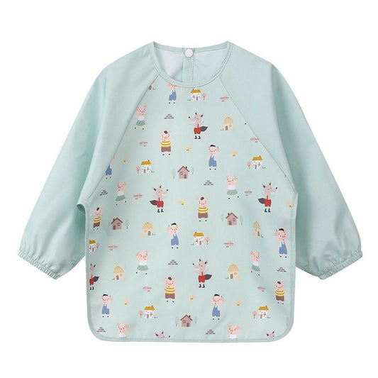 BABERO CON MANGAS TUTETE ·THREE LITTLE PIGS· - Happy Moments Baby