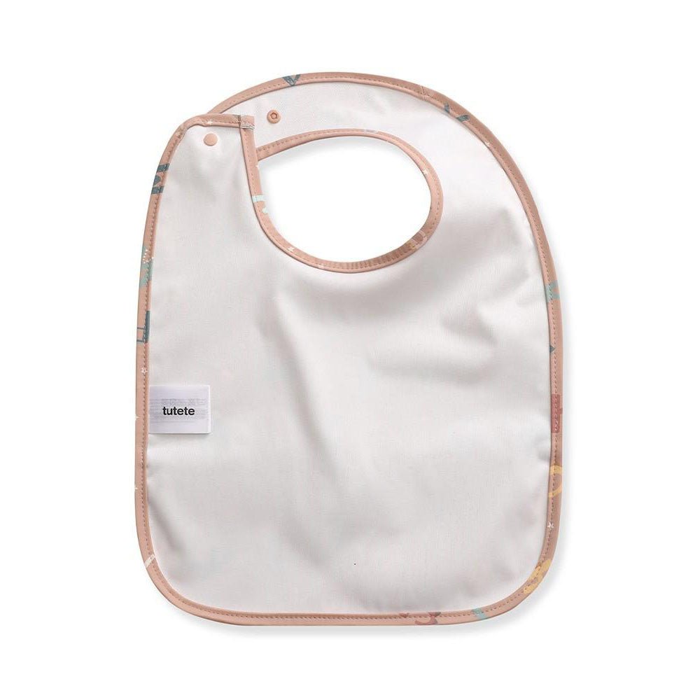 BABERO IMPERMEABLE TUTETE ·FUNNY LETTERS· - Happy Moments Baby