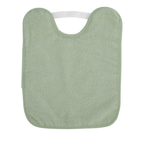 BABERO TOALLA PLASTIFICADO CON GOMA SARO ·VERDE· - Happy Moments Baby