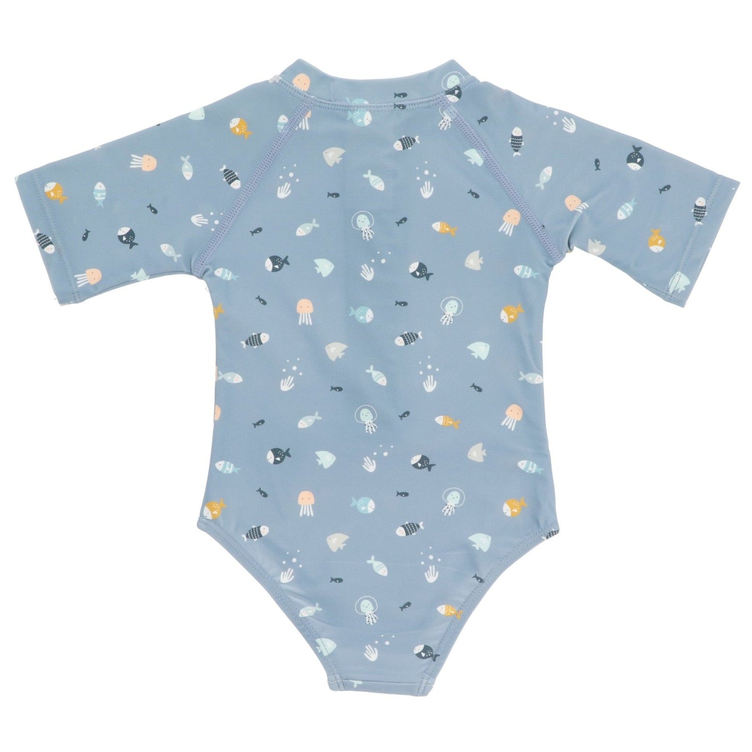 BAÑADOR CON CREMALLERA INFANTIL ·FISHES· - Happy Moments Baby