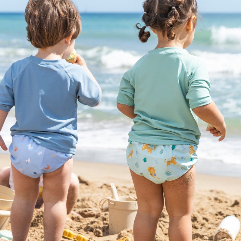 BAÑADOR PAÑAL BEBÉ SARO ·GUEPARDOS· - Happy Moments Baby