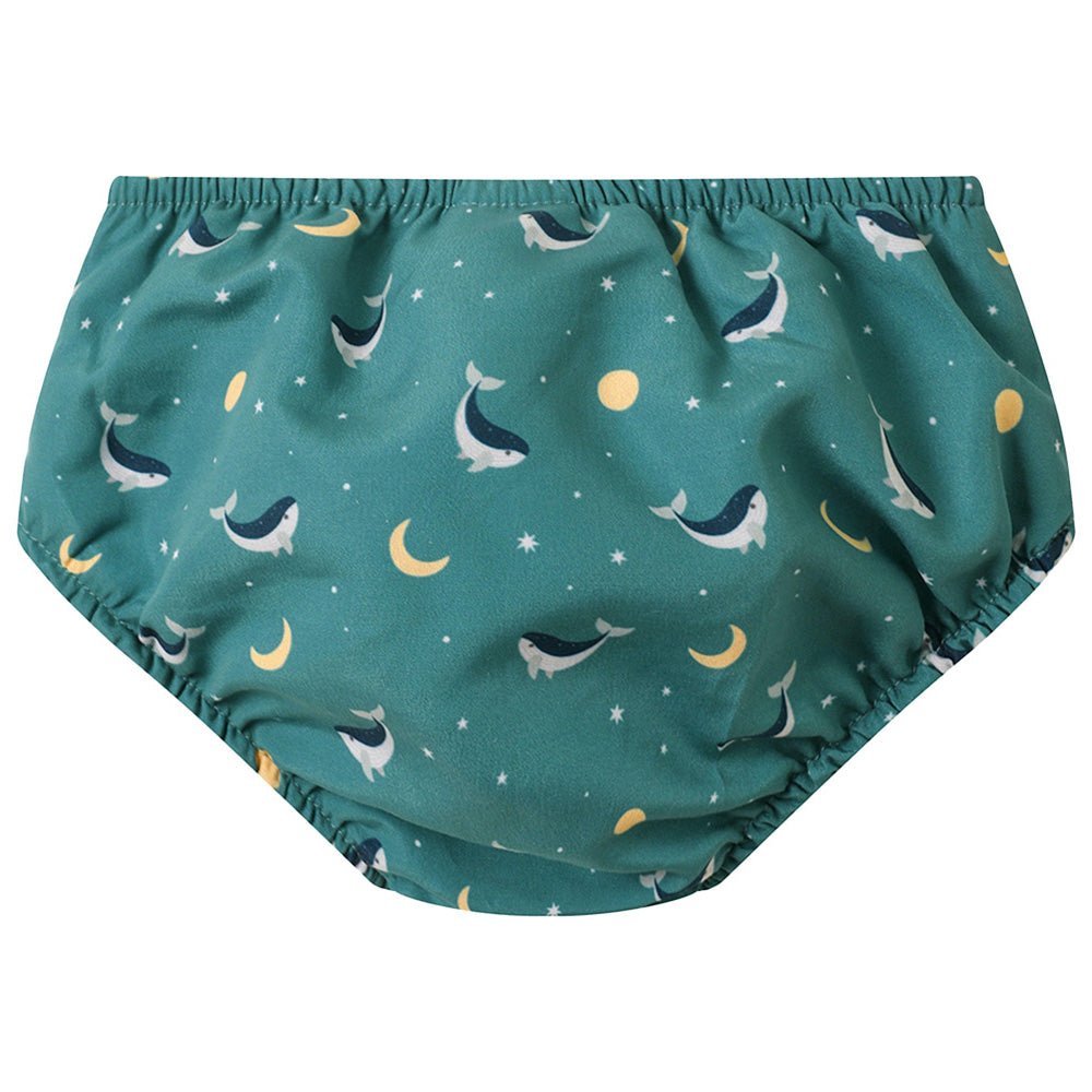 BAÑADOR PAÑAL TUTETE ·WHALE TEAL· - Happy Moments Baby