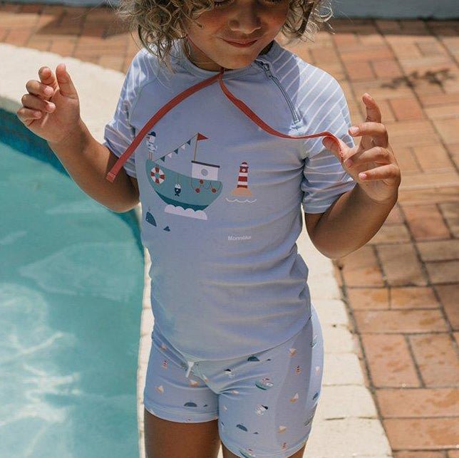 BAÑADOR SHORT TUTETE ·FISHING BOAT· - Happy Moments Baby