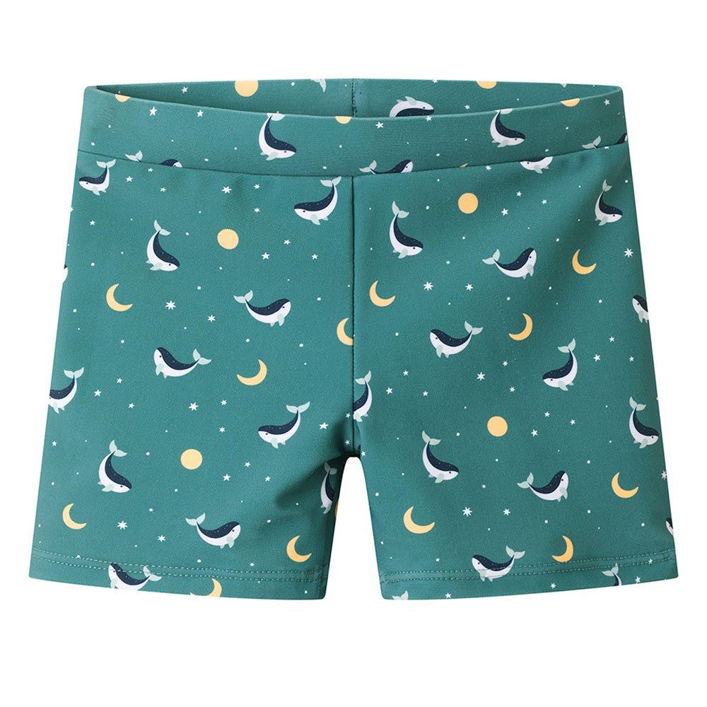 BAÑADOR SHORT TUTETE ·WHALE TEAL· - Happy Moments Baby