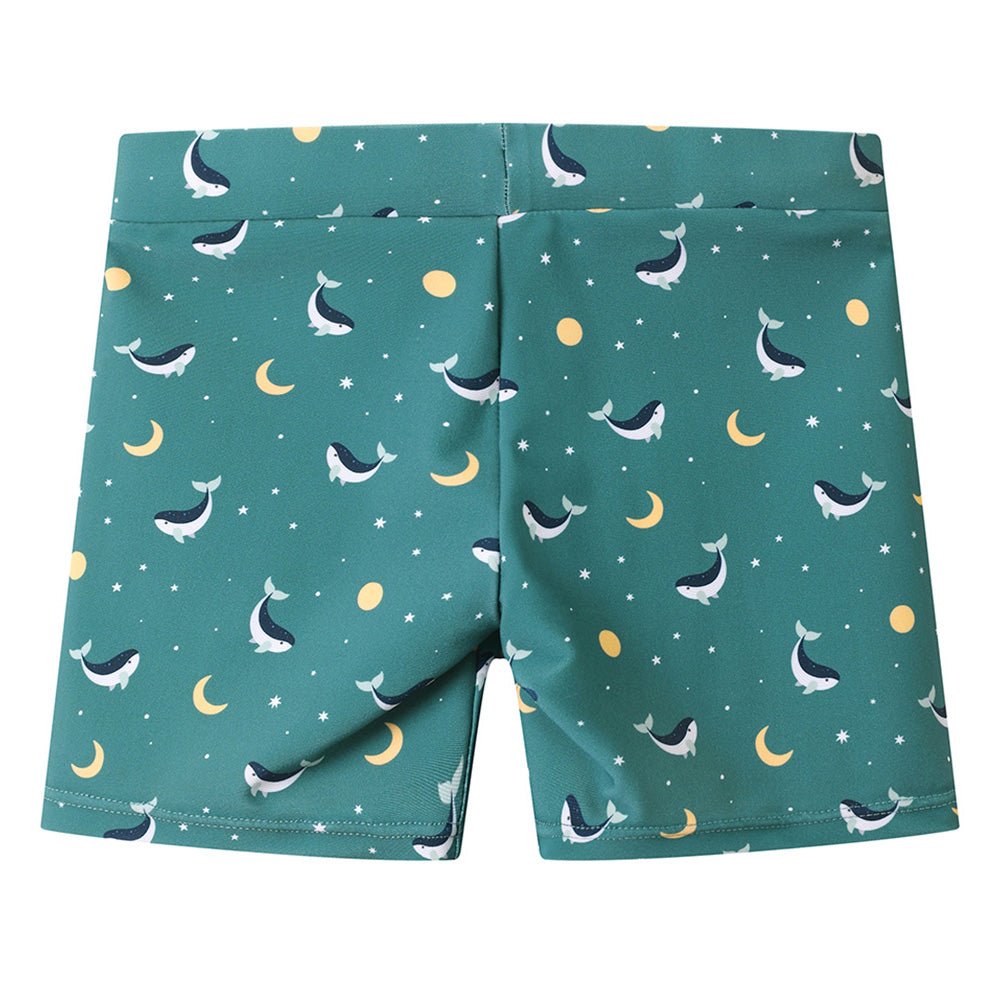 BAÑADOR SHORT TUTETE ·WHALE TEAL· - Happy Moments Baby
