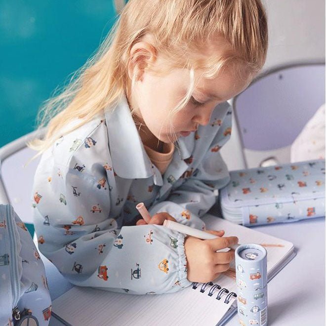 BATA/BABI ESCOLAR CON BOTONES TUTETE ·CITY CARS· - Happy Moments Baby