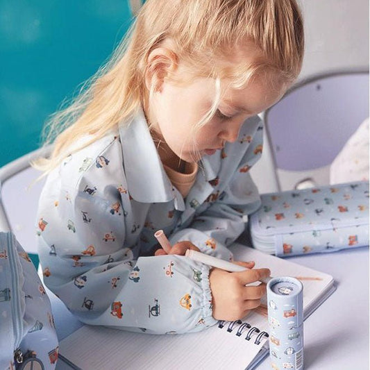 BATA/BABI ESCOLAR CON BOTONES TUTETE ·CITY CARS· - Happy Moments Baby