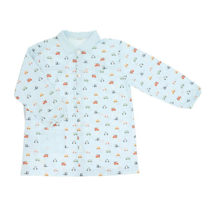 BATA/BABI ESCOLAR CON BOTONES TUTETE ·CITY CARS· - Happy Moments Baby