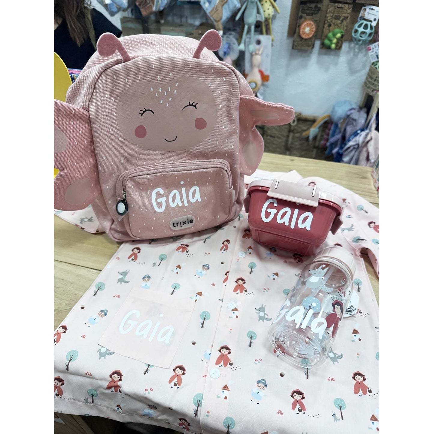 BATA/BABI ESCOLAR CON BOTONES TUTETE ·LITTLE RED· - Happy Moments Baby