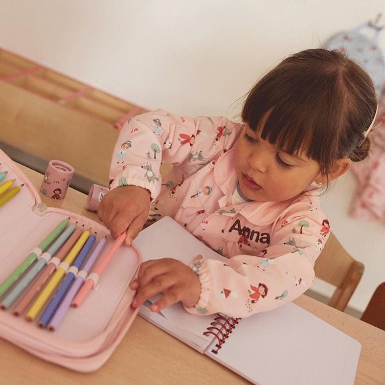 BATA/BABI ESCOLAR CON BOTONES TUTETE ·LITTLE RED· - Happy Moments Baby