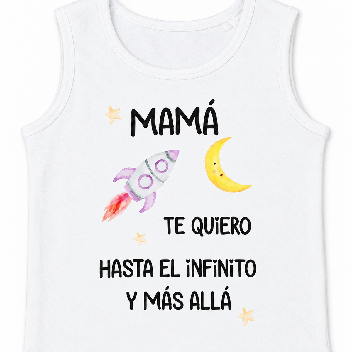 BODY BEBÉ ·MAMÁ INFINITO – DÍA DE LA MADRE· — encuadre cercano del estampado