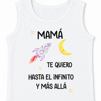 BODY BEBÉ ·MAMÁ INFINITO – DÍA DE LA MADRE· — encuadre cercano del estampado