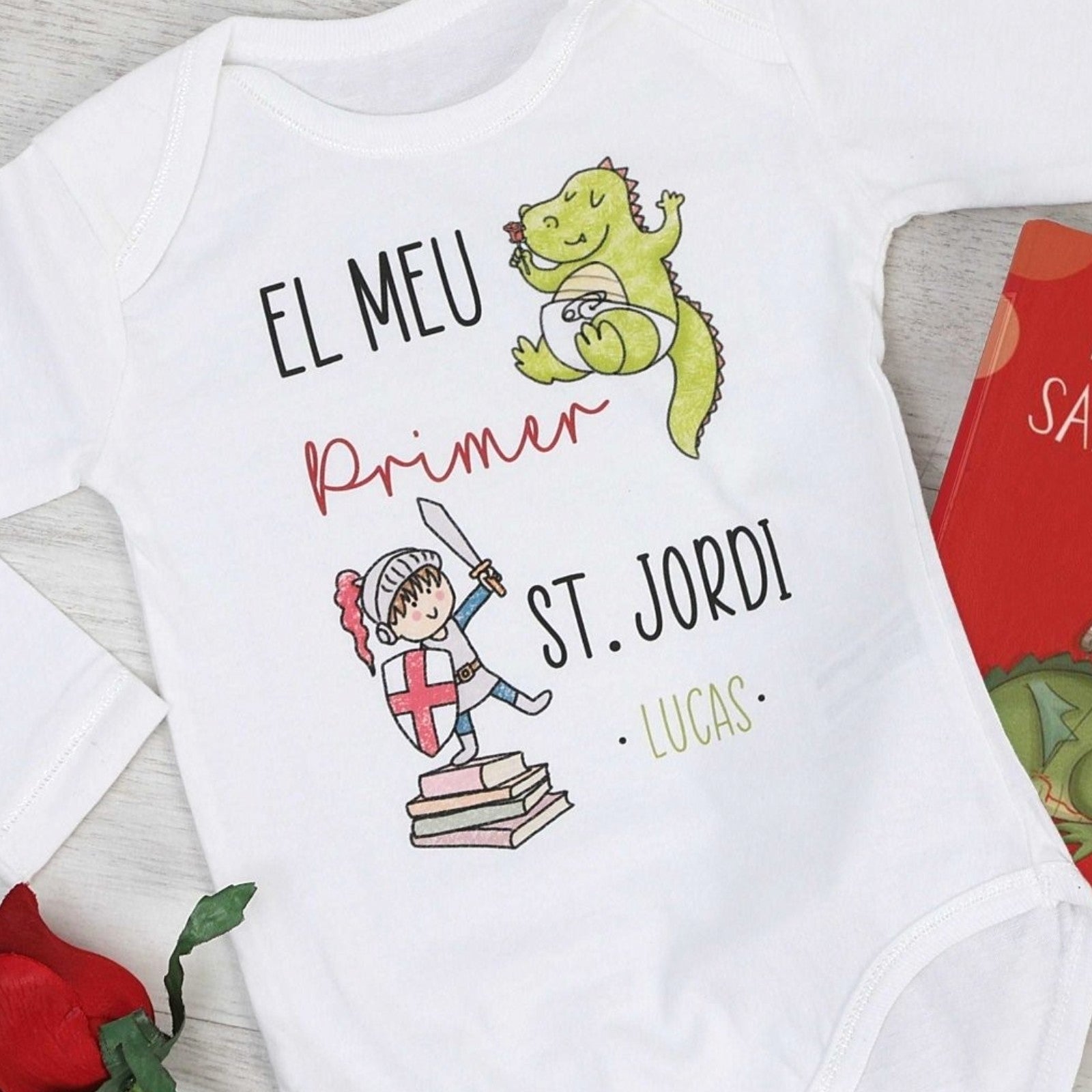 BODY BEBÉ - EL MEU PRIMER SANT JORDI ·CAVALLER· - Happy Moments Baby