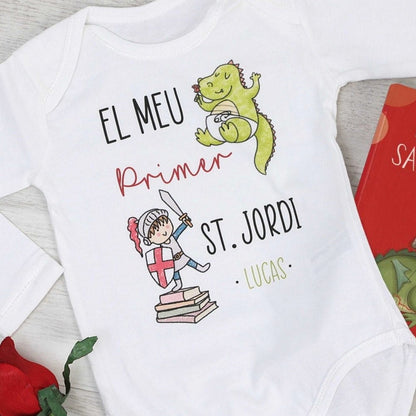 BODY BEBÉ - EL MEU PRIMER SANT JORDI ·CAVALLER· - Happy Moments Baby