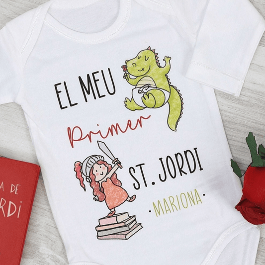 BODY BEBÉ - EL MEU PRIMER SANT JORDI ·PRINCESA· - Happy Moments Baby