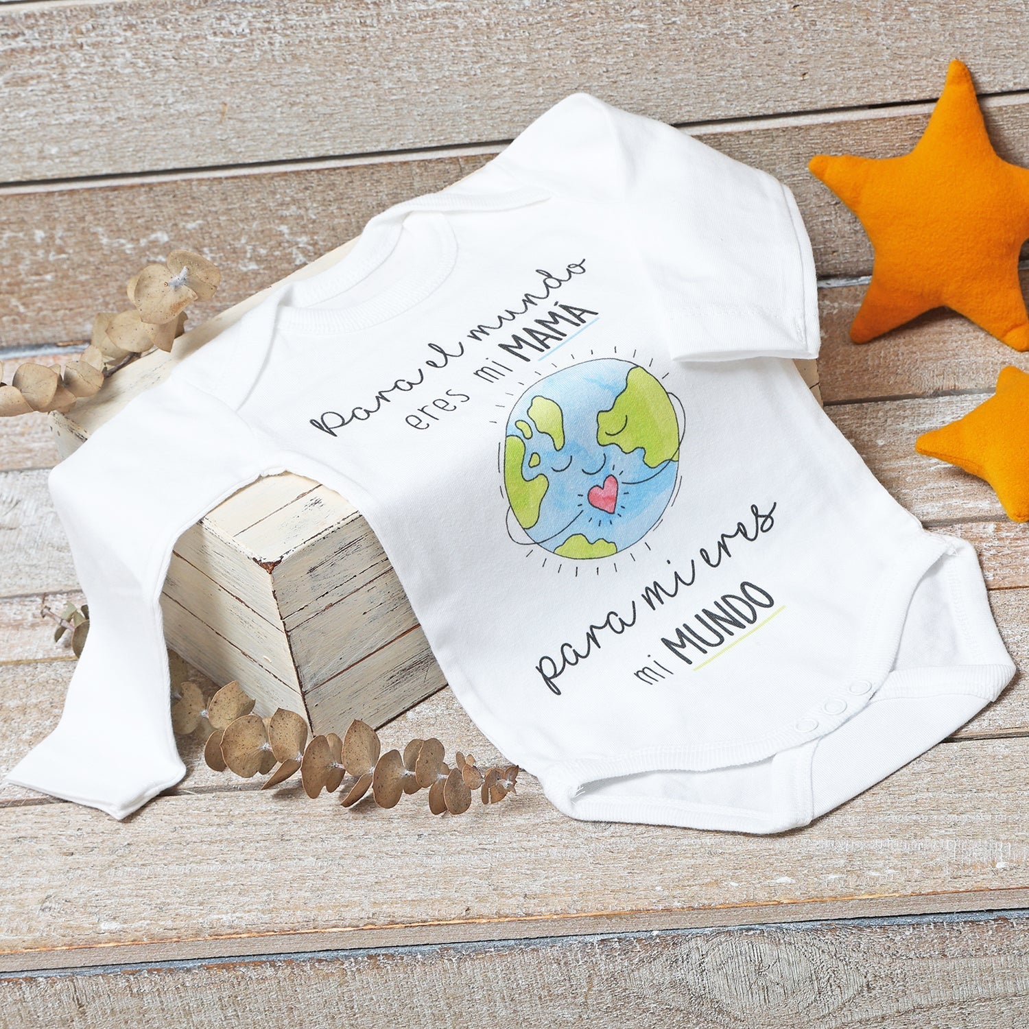 BODY BEBÉ - MAMÁ ERES MI MUNDO - Happy Moments Baby