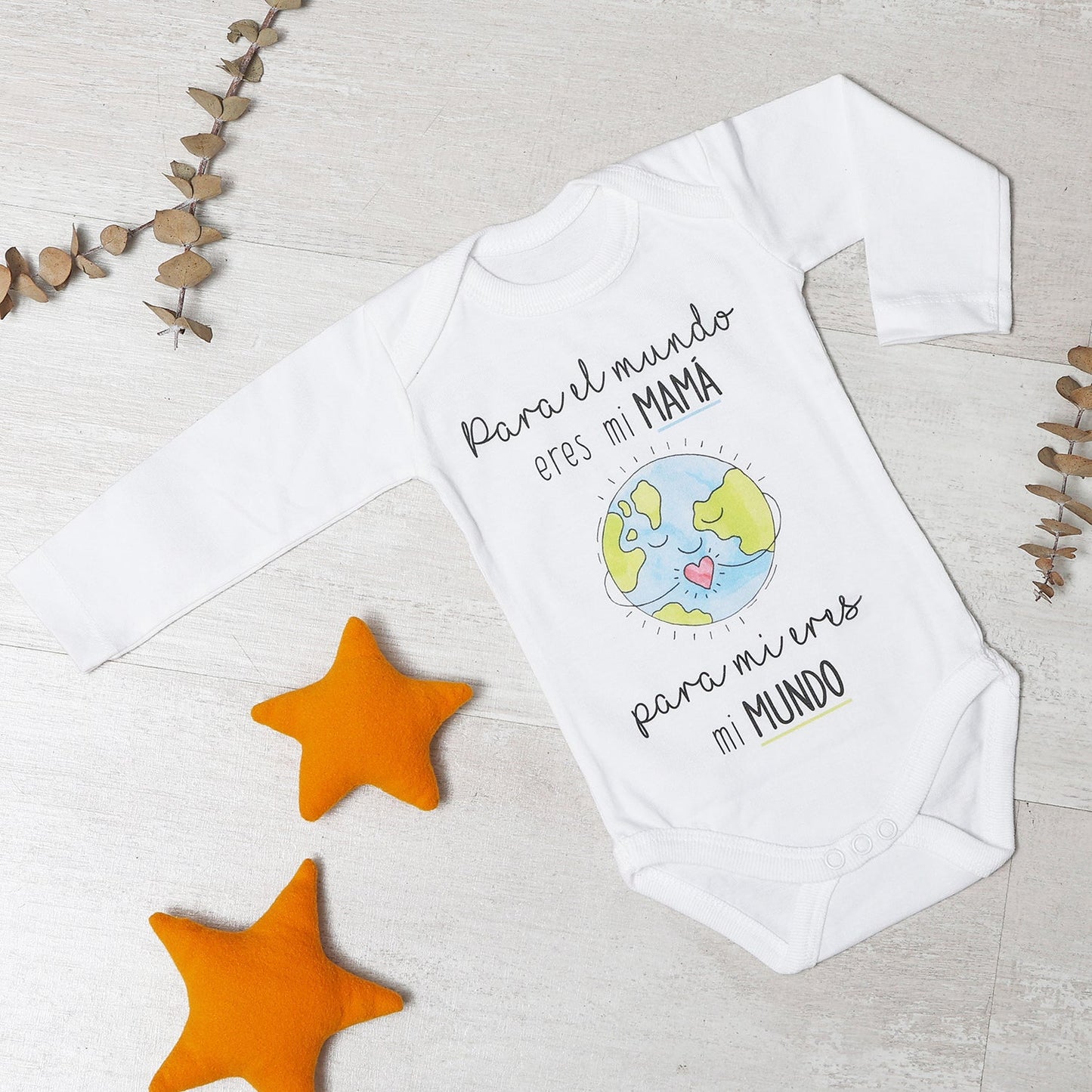 BODY BEBÉ - MAMÁ ERES MI MUNDO - Happy Moments Baby