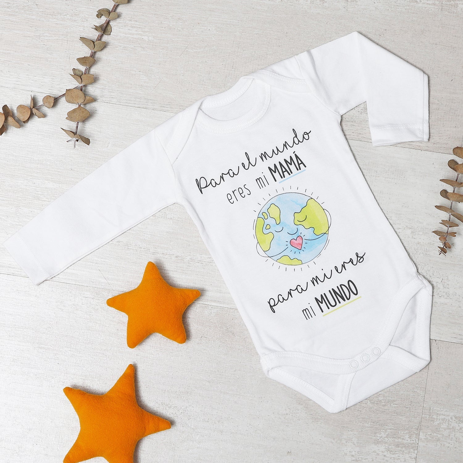 BODY BEBÉ - MAMÁ ERES MI MUNDO - Happy Moments Baby