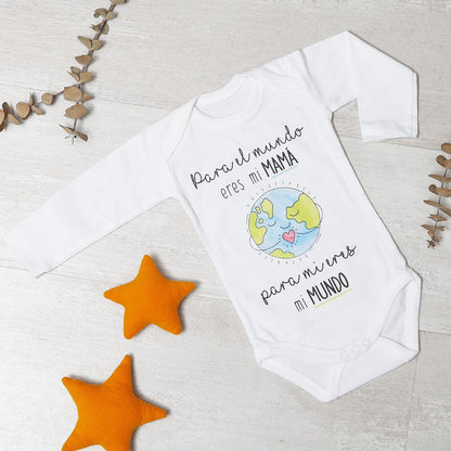 BODY BEBÉ - MAMÁ ERES MI MUNDO - Happy Moments Baby