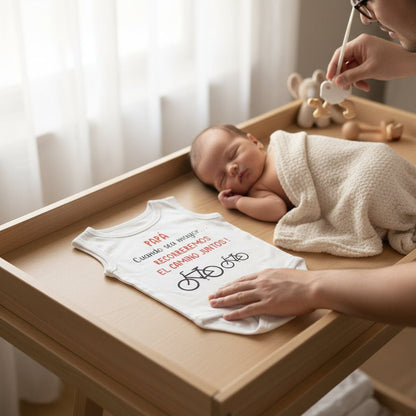 BODY PAPÁ CAMINO JUNTOS - Happy Moments Baby